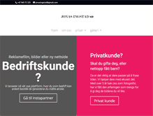Tablet Screenshot of jonasingstad.com